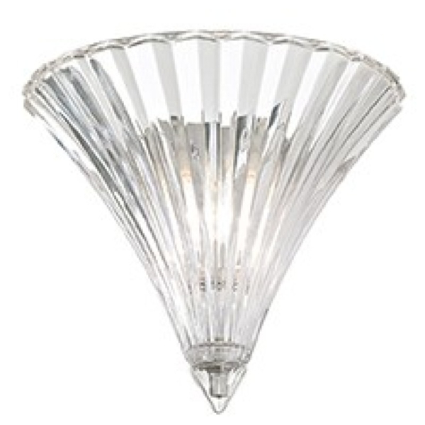 Бра настенное в спальню и гостиную SANTA AP1 SMALL TRASPARENTE Ideal Lux в стиле арт-деко