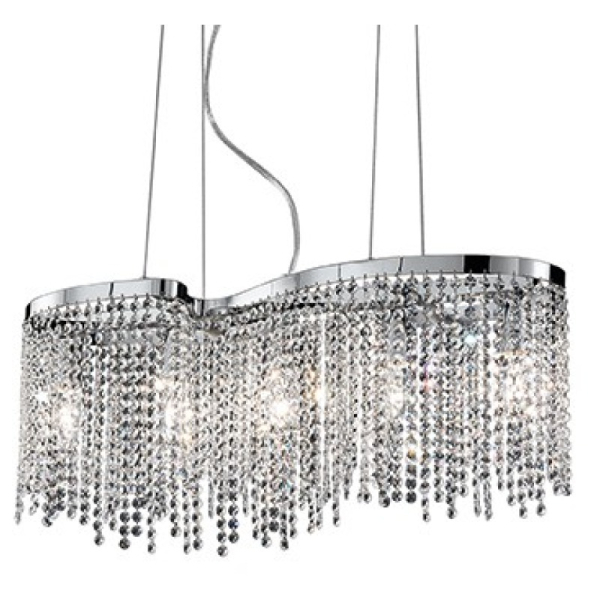 Люстра AURORA SP5 Ideal Lux Цвет: хром