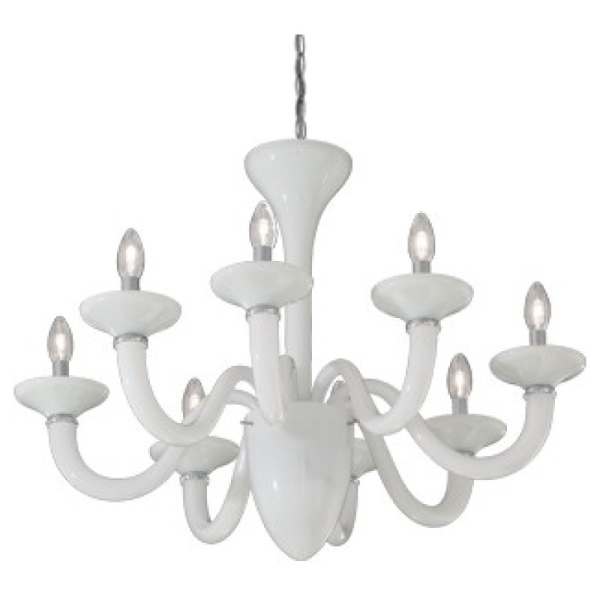 Люстра WHITE LADY SP8 Ideal Lux Цвет: белый