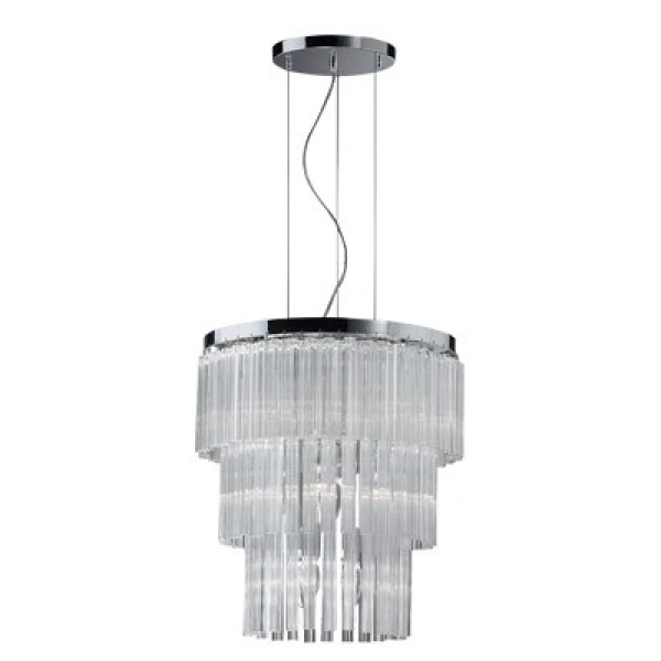 Люстра ELEGANT SP12 Ideal Lux Цвет: хром