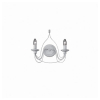 Бра настенное в спальню и гостиную CORTE AP2 BIANCO Ideal Lux в стиле классика