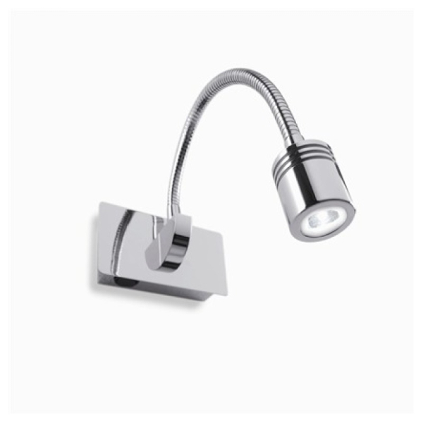 Светильник настенный светодиодный в офис DYNAMO AP CROMO Ideal Lux, LED бра в стиле хай-тек