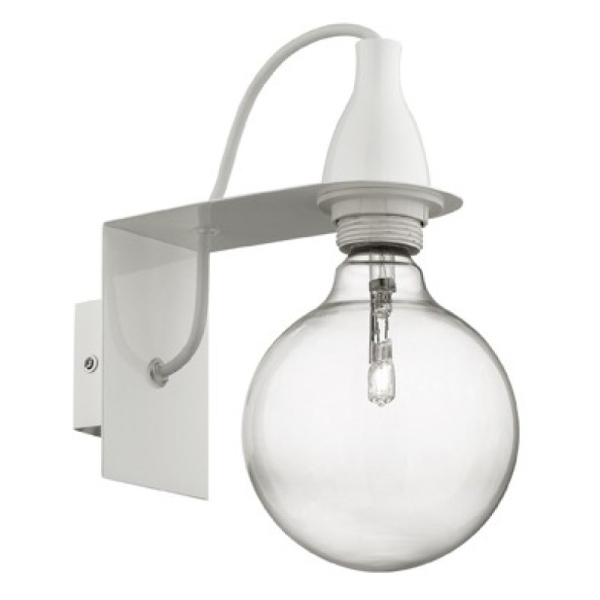 Бра настенное в спальню и гостиную MINIMAL AP1 BIANCO Ideal Lux в стиле лофт