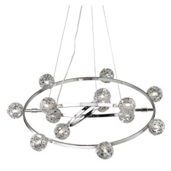 Люстра ORBITAL SP14 Ideal Lux Цвет: хром