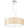 Подвесной светильник в стиле модерн WOODY SP5 WOOD Ideal Lux в гостиную, кабинет в цвете никель/хром