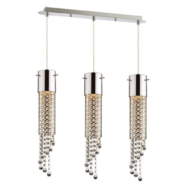 Люстра GOCCE SP3 Ideal Lux Цвет: хром