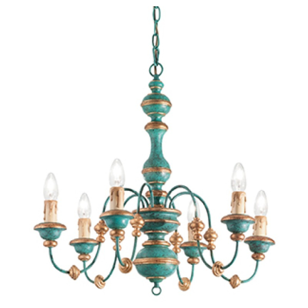 Люстра PISA SP6 Ideal Lux