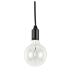 Подвесной светильник в стиле лофт EDISON SP1 NERO Ideal Lux в кухню, коридор в цвете черный