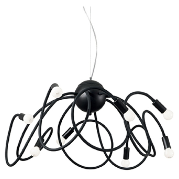 Люстра MULTIFLEX SP8 NERO Ideal Lux
