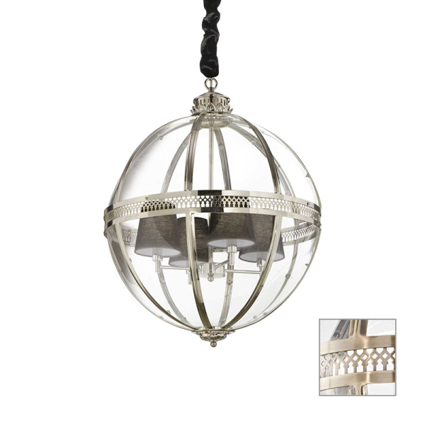 Подвесной светильник WORLD SP4 BRUNITO Ideal Lux в цвете бронзированный