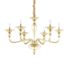 Подвесной светильник DANIELI SP6 Ideal Lux в цвете янтарный
