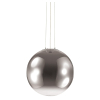 Подвесной светильник MAPA CLEAR SP1 D50 CROMO SFUMATO Ideal Lux в цвете хром sfum