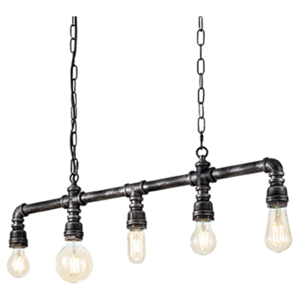 Люстра PLUMBER SP5 VINTAGE Ideal Lux