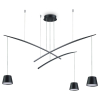 Люстра FISH SP3 NERO Ideal Lux