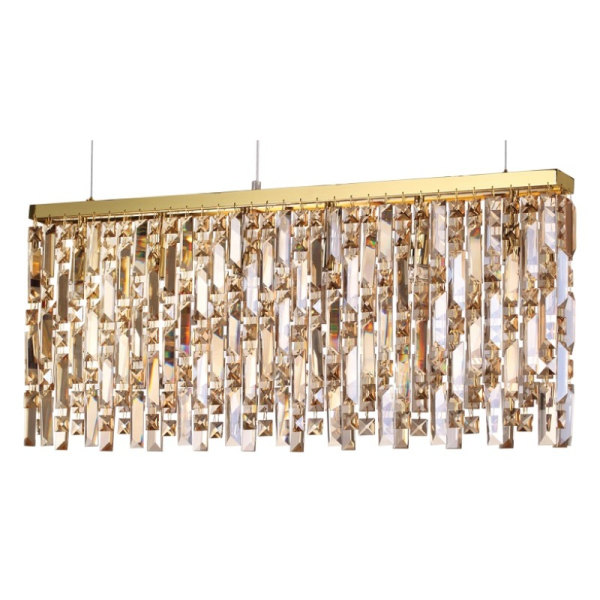 Подвесной светильник ELISIR SP6 OTTONE Ideal Lux в цвете латунь