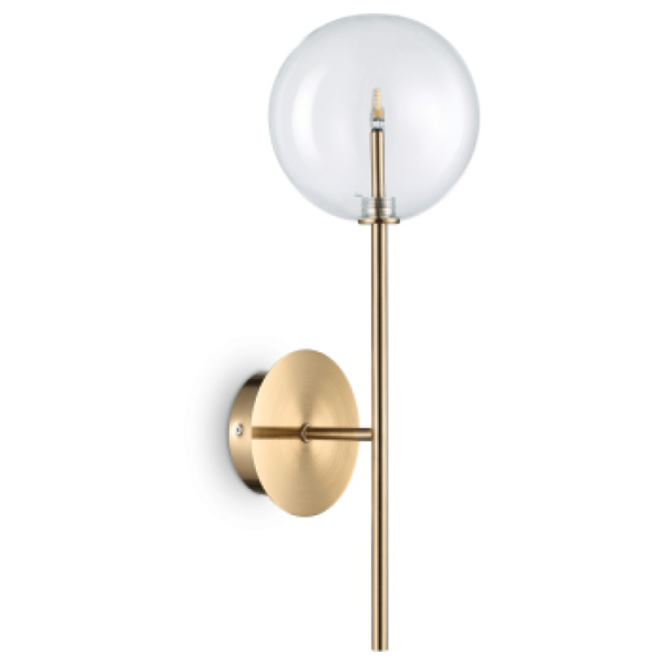 Бра настенное в спальню и гостиную EQUINOXE AP1 OTTONE Ideal Lux в стиле модерн