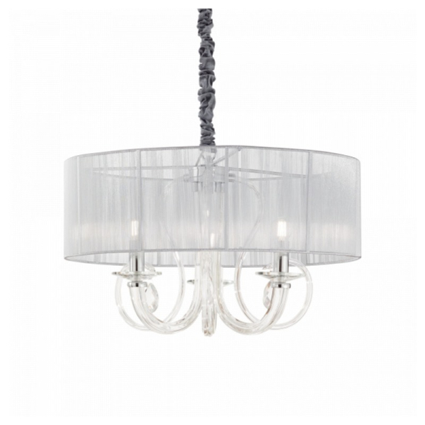 Люстра SWAN SP3 ARGENTO Ideal Lux