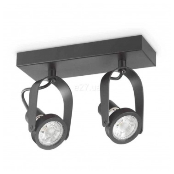 Стельовий світильник GLIM COMPACT PL2 NERO 229584