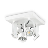 Стельовий світильник GLIM COMPACT PL4 SQUARE BIANCO 229614