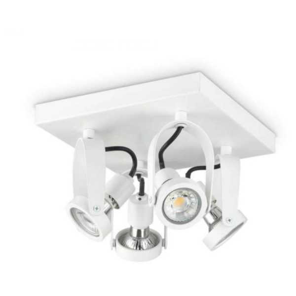 Стельовий світильник GLIM COMPACT PL4 SQUARE BIANCO 229614