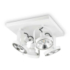 Стельовий світильник GLIM PL4 SQUARE BIANCO 229638