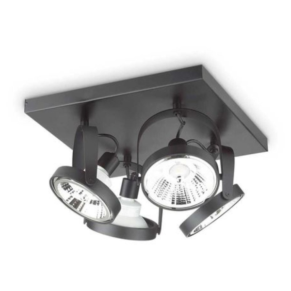 Стельовий світильник GLIM PL4 SQUARE NERO 229645