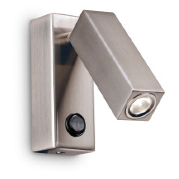 Бра настенное PAGE AP SQUARE NICKEL Ideal Lux