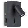 Бра настенное GEA AP1 SQUARE NERO Ideal Lux
