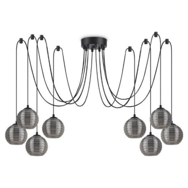 Люстра RIGA SP8 FUME' Ideal Lux