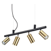 Подвесной светильник в стиле лофт DYNAMITE SP4 OTTONE Ideal Lux в гостиную, спальню в цвете черный