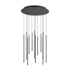 Подвесной светильник FILO SP12 NERO 3000K Ideal Lux в цвете чёрный