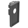 EGO END CAP HIGH CON FORO BK