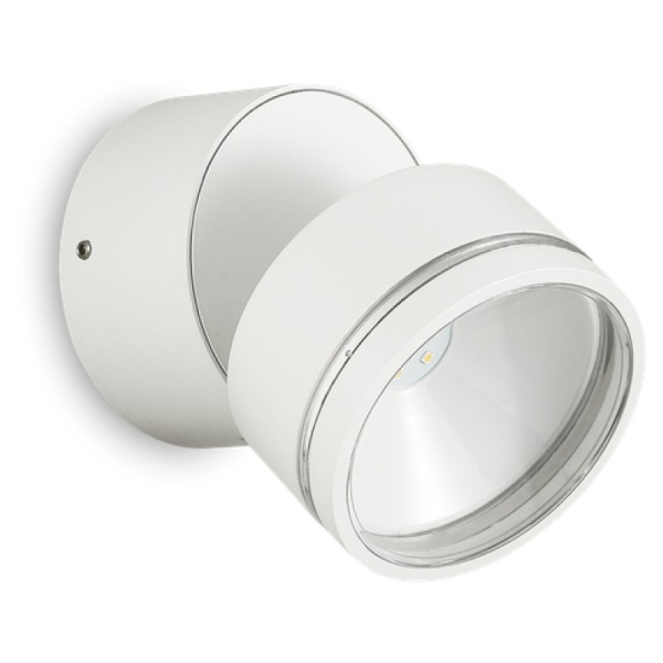 Светильник настенный светодиодный OMEGA AP ROUND BIANCO 3000K Ideal Lux, LED бра в стиле хай-тек