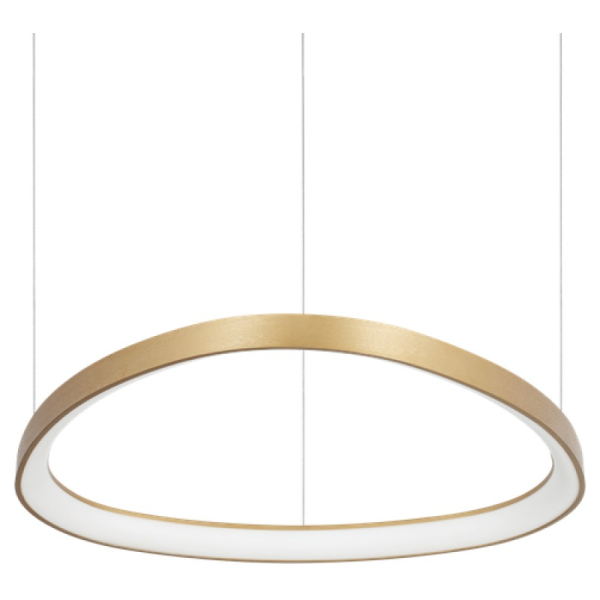 Подвесной светильник GEMINI SP D061 ON-OFF OTTONE 3000K Ideal Lux в цвете латунь