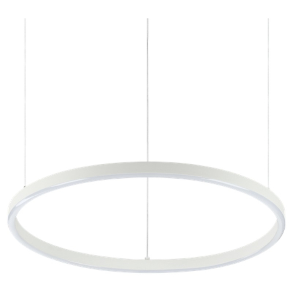 Подвесной светильник в стиле хай-тек ORACLE SLIM SP D090 ROUND 4000K ON-OFF WH Ideal Lux в гостиную, спальню