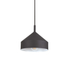 Подвесной светильник в стиле лофт YURTA SP1 D21 NERO Ideal Lux в кухню, коридор в цвете черный