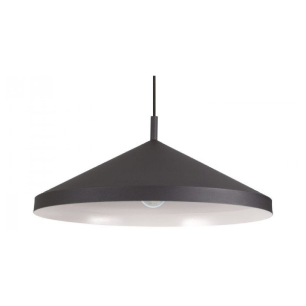 Подвесной светильник в стиле лофт YURTA SP1 D50 NERO Ideal Lux в кухню, коридор в цвете черный