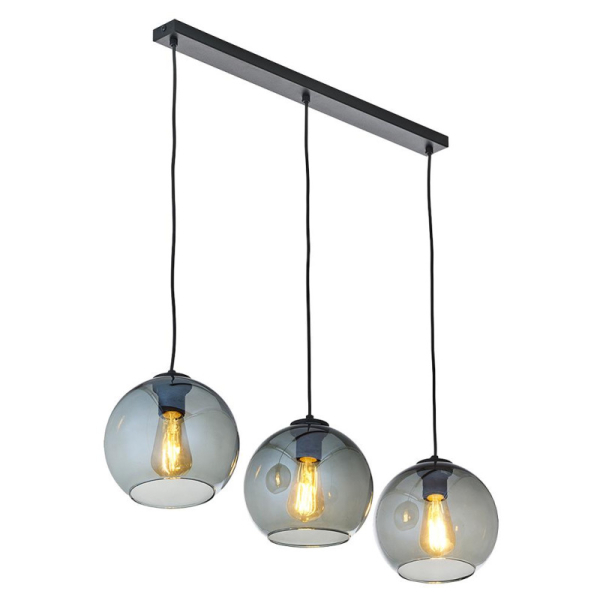 Подвесной светильник CUBUS Графіт 3 TK Lighting в цвете черный