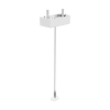 Аксесуар EGO KIT SINGLE STEEL CABLE 2 MT + CEILING CUP WH 282749