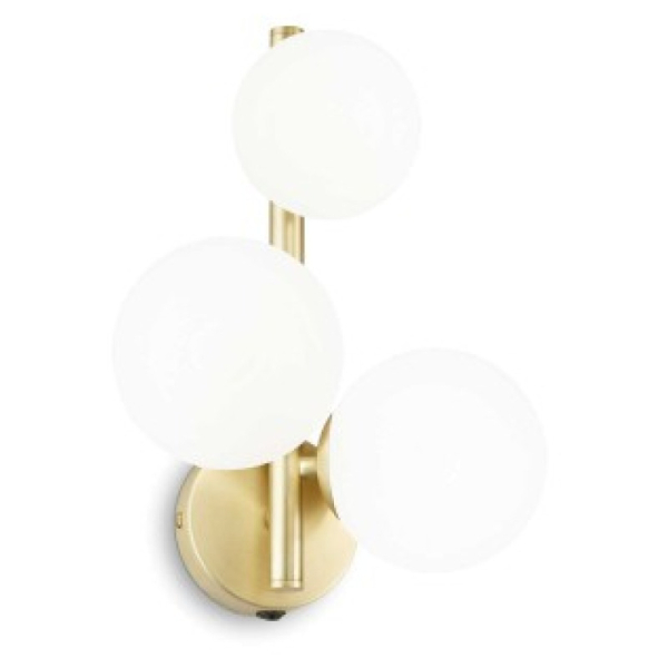 Бра настенное в спальню и гостиную PERLAGE AP3 BIANCO Ideal Lux в стиле модерн