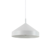 Подвесной светильник в стиле лофт YURTA SP1 D30 BIANCO Ideal Lux в кухню, коридор в цвете белый