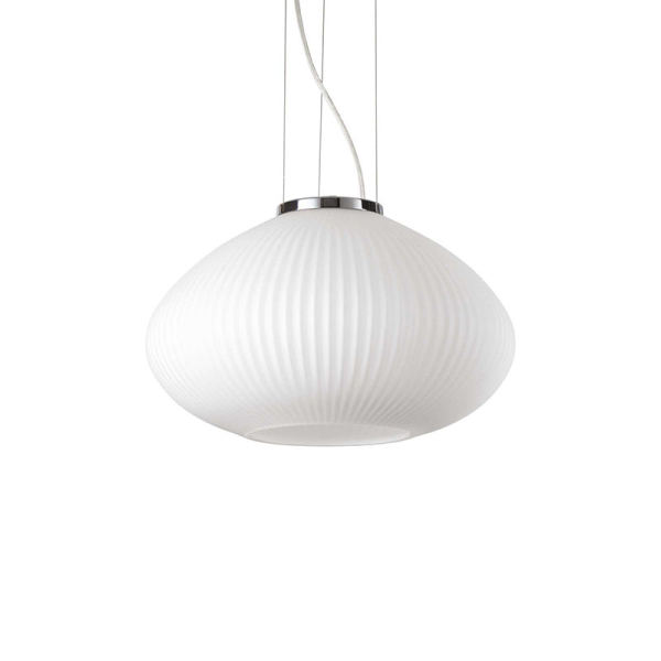 Подвесной светильник PLISSE' SP1 D35 CROMO Ideal Lux в цвете хром