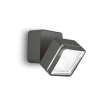 Светильник настенный светодиодный OMEGA AP SQUARE ANTRACITE 4000K Ideal Lux, LED бра