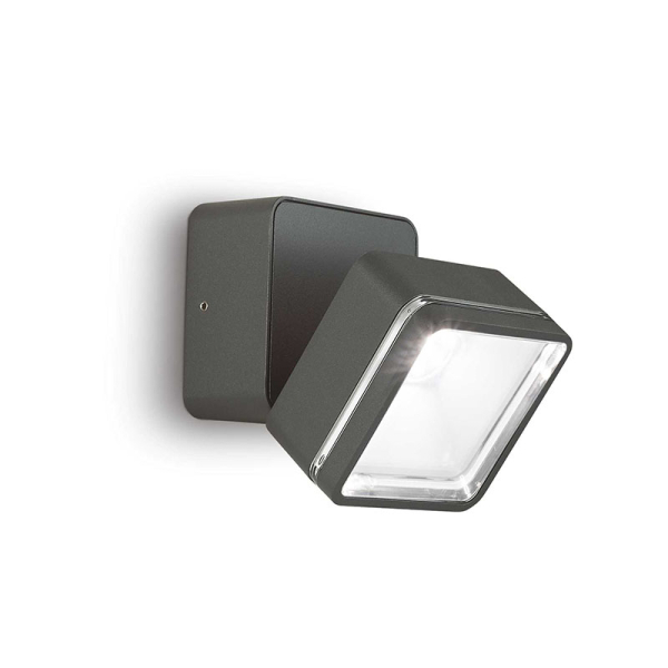 Светильник настенный светодиодный OMEGA AP SQUARE ANTRACITE 4000K Ideal Lux, LED бра