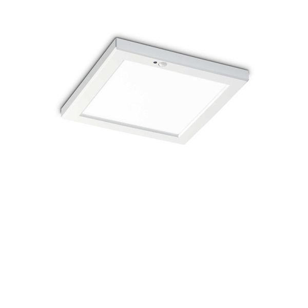 Стельовий світильник AURA PL SQUARE 3000K BIANCO SENSOR 290843
