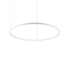 Подвесной светильник в стиле хай-тек ORACLE SLIM SP D090 ROUND 3000K DALI WH Ideal Lux в гостиную, кухню в цвете белый