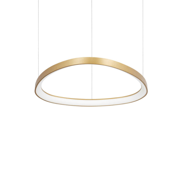 Подвесной светильник GEMINI SP D061 DALI/PUSH OTTONE 3000K Ideal Lux в цвете латунь