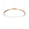Подвесной светильник GEMINI SP D081 DALI/PUSH OTTONE 3000K Ideal Lux в цвете латунь