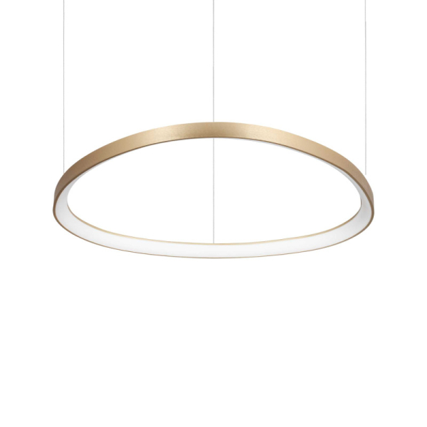 Подвесной светильник GEMINI SP D081 DALI/PUSH OTTONE 3000K Ideal Lux в цвете латунь