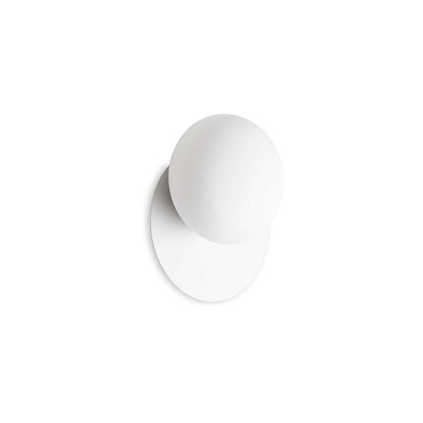 Бра настенное в спальню и гостиную NINFEA AP1 BIANCO Ideal Lux в стиле модерн